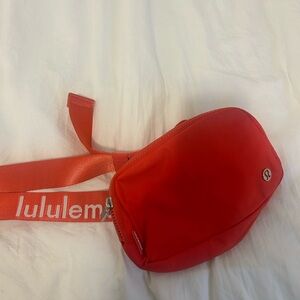 lululemon orange belt bag
